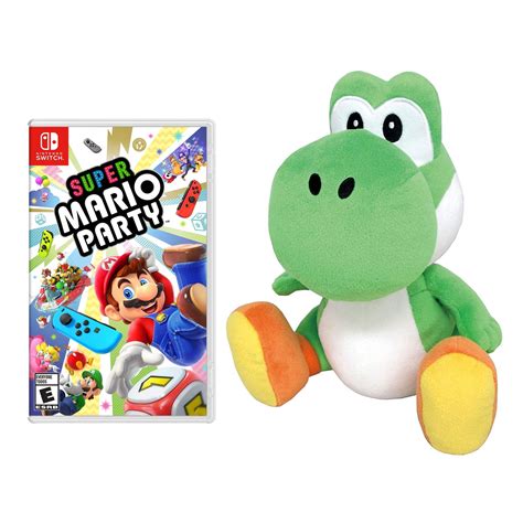 Super Mario Party - Nintendo Switch + 11" Yoshi Plush - Walmart.com