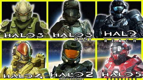 Evolution of Halo Armor Customization in Multiplayer - YouTube