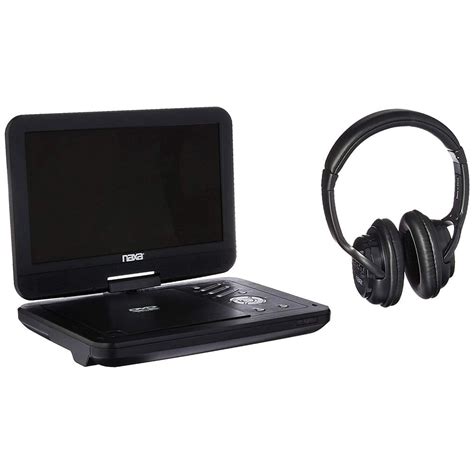 NAXA Electronics Personal DVD Player with Bluetooth, Black (NPD-1004 ...