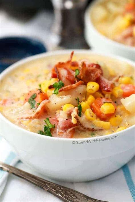 Slow Cooker Corn Chowder – Indie's Corner