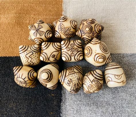 Set of 12 Peruvian CHUMPI KHUYA Stones Hand Carved From Alabaster Free Andean Bag - Etsy