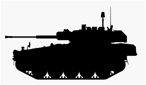 Scimitar 1 S-b - British Army Tank Silhouette, HD Png Download , Transparent Png Image - PNGitem