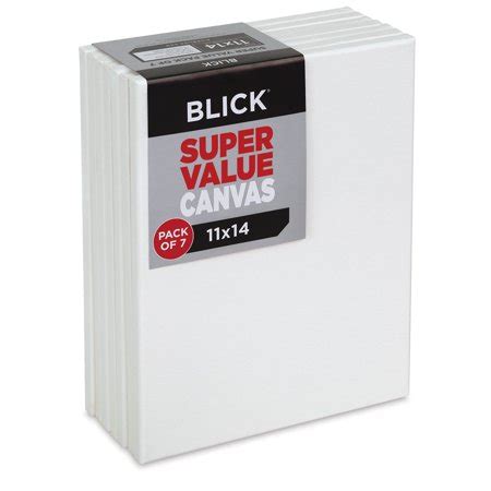 Blick Super Value Canvas Pack - 11" x 14", Pkg of 7 - Walmart.com