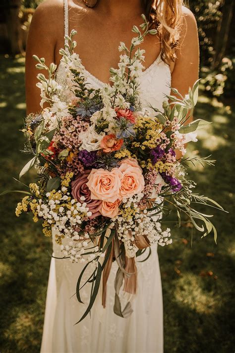 Wildflower Bridal Bouquet | Wildflower bridal bouquets, Dream wedding dresses, Dream wedding