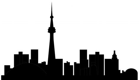 Toronto Skyline Silhouette, Skyline Silhouette Vinyl Wall Art ... - ClipArt Best - ClipArt Best