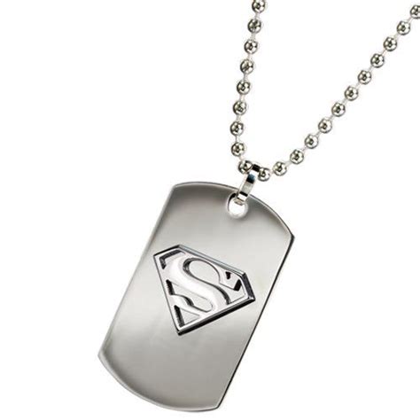 Superman Steel Dog Tag | Buy Online | World Supermarket | Dog tags, Superman, Dog tag necklace