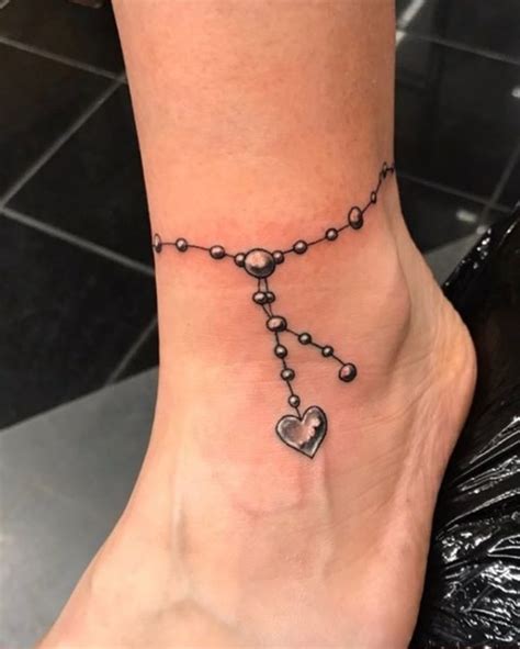 Ankle Bracelet Tattoo Ideas - Ankle Bracelet Tattoos, Designs For Ankle Bracelet Tattoos | yunahasni