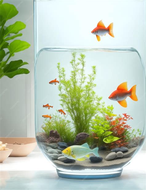 Premium AI Image | Guppy fishes in an aquarium