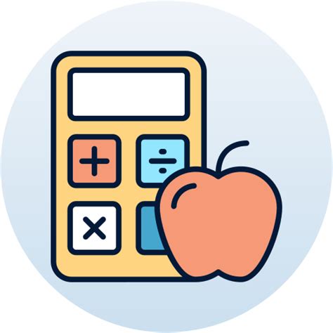 Calories calculator Generic Outline Color icon