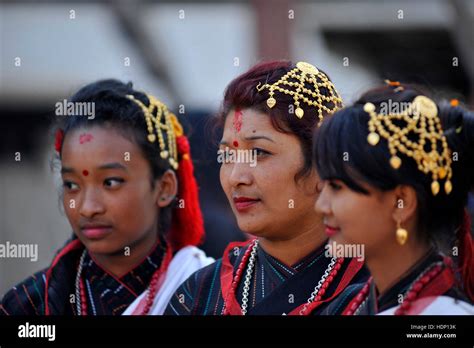 Kathmandu, Nepal. 13th Dec, 2016. People from Newar community in a ...