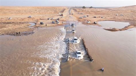 One of Saudi Arabia’s longest river valleys flooded after heavy rain | AFP - YouTube