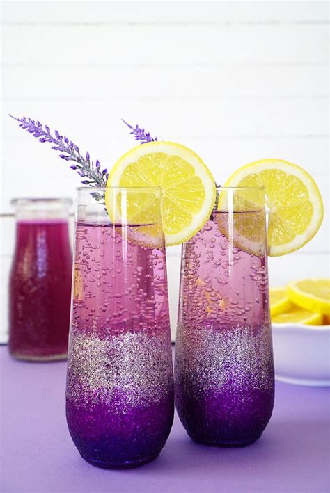 Lavender Lemonade Prosecco Cocktail - Happiness is Homemade