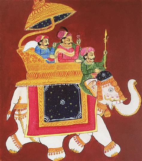 Ancient indian Folk Art 3 Painting by Neetu Dhillon - Fine Art America