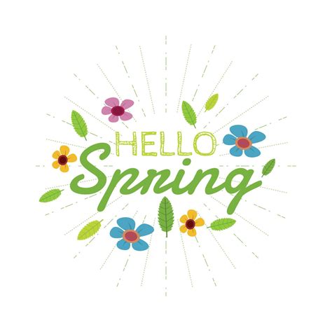 Spring logo design vector. 21742815 Vector Art at Vecteezy