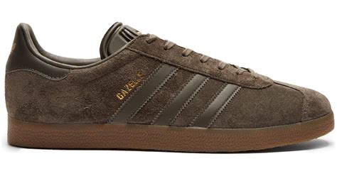 adidas Originals Gazelle Suede Trainers in Brown for Men - Lyst