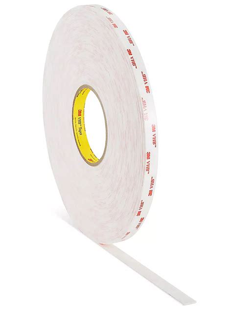 3M 4950 VHB Double-Sided Foam Tape - 1/2" x 36 yds S-10117 - Uline