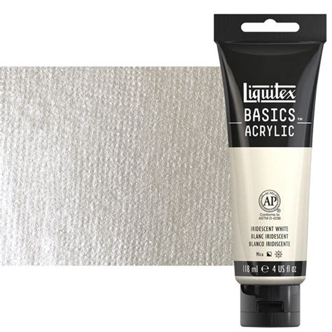 Liquitex Basics Acrylic Paint - Iridescent White, 4oz Tube | Jerry's ...