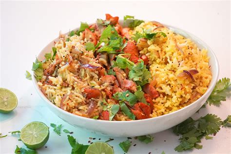 Tandoori Chicken Fried Rice | and Saffron Rice -Spoorthycuisine.com