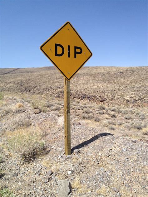 California road sign - Dip | Flickr - Photo Sharing!