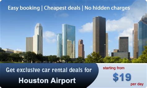 Car Rental Houston Airport, (IAH) | George Bush Intercontinental ...