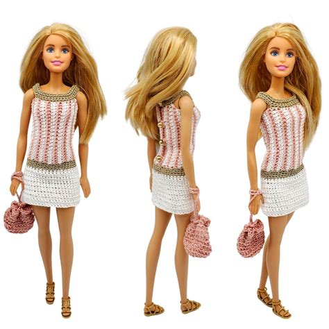 Pin on Barbie clothes-crochet