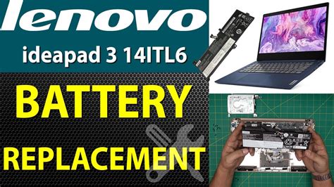 How to Replace Battery on Lenovo Ideapad 3 14Itl6 Laptop - Step-by-Step Guide🔋 - YouTube