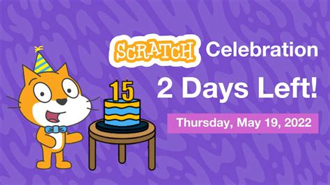 Scratch Team on Twitter: "#ScratchCelebration is live in just 2 days! Get ready for: Interactive ...