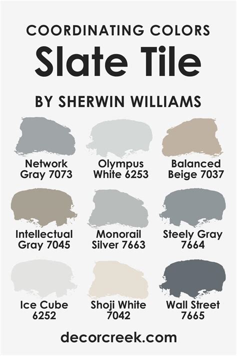 Slate Tile SW-7624 Paint Color by Sherwin-Williams