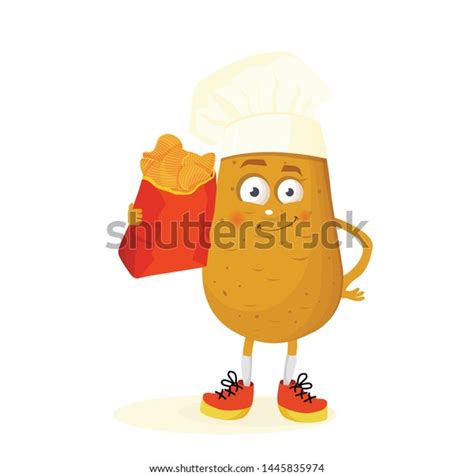 Crispy Crisps Vector Illustration Character Stock Vector (Royalty Free) 1445835974 | Shutterstock