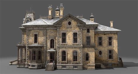 3d abandoned victorian house | Victorian homes, House 3d model, Abandoned