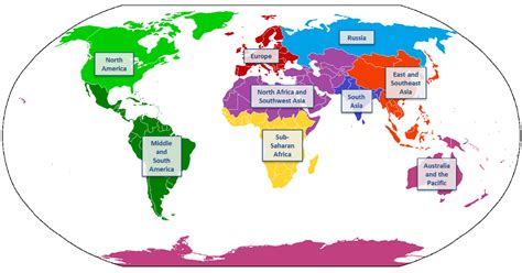 1.6: The World's Regions - Social Sci LibreTexts