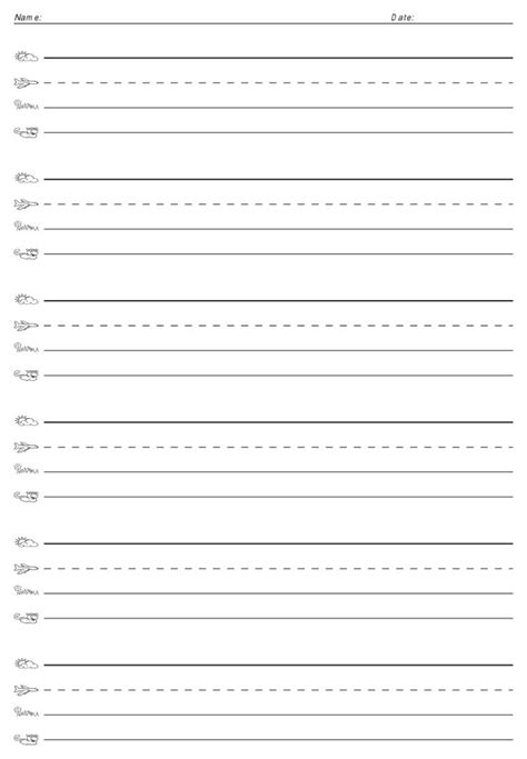 Free Printable Handwriting Paper | Printablee | Writing paper template ...