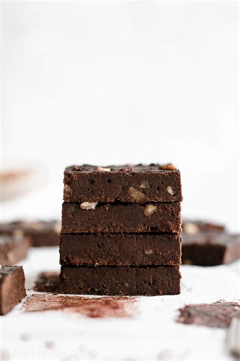 Healthy Nut Brownies (Extra Fudgy) | Amy's Healthy Baking