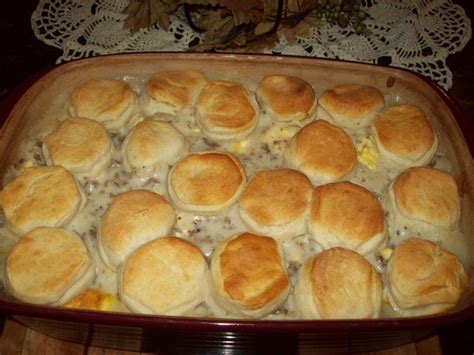 The Crazy Moore Family: Biscuits and Gravy Breakfast Casserole Recipe