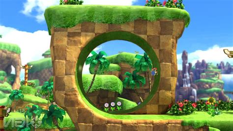 Experience the thrill of the game with Sonic background game assets