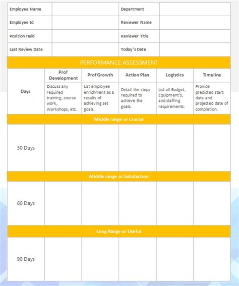 5+ 90-Day Plan Template | Template Business PSD, Excel, Word, PDF