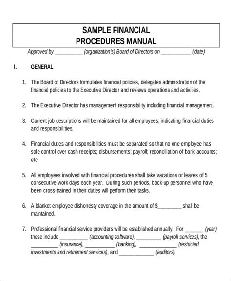 Payroll Procedures Manual Template For Your Needs