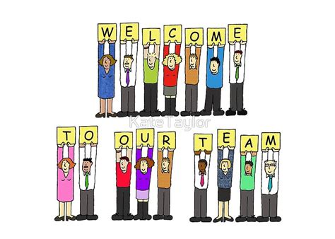 "Welcome to our Team Diverse Group of Cartoon People" by KateTaylor | Redbubble