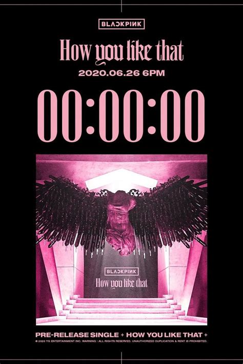 Blackpink - HOW YOU LIKE THAT Countdown en 2022