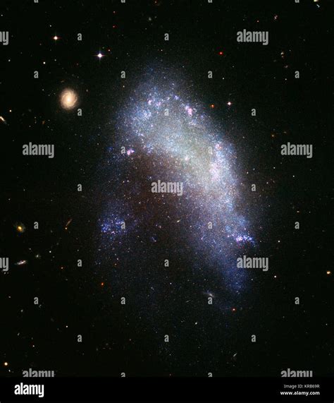 Irregular galaxy NGC 1427A (captured by the Hubble Space Telescope ...