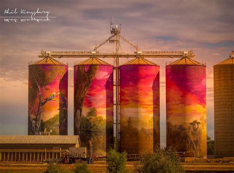 Grain Silo Art, Thallon, Queensland, Australia | OLYMPUS DIG… | Flickr