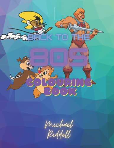 Back to the 80s colouring book: 80s, cartoon characters from all your Saturday morning ...