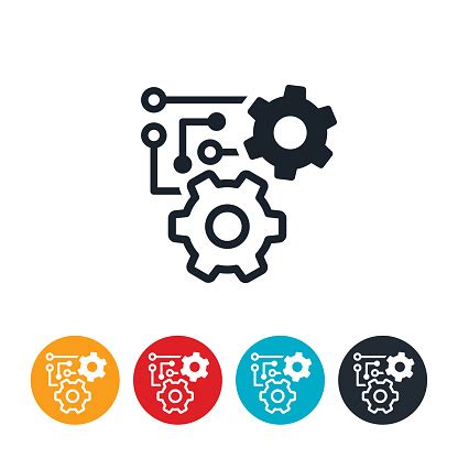 Machine Learning Icon Stock Illustration - Download Image Now - iStock