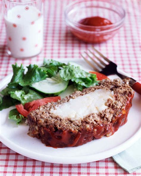 Mashed Potatoes and Meat Loaf Recipe | Martha Stewart