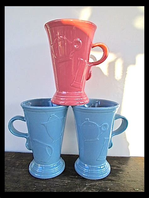 Cappuccino Mugs. Fiesta Ware. | Fiestaware, Collectible dishes, Cappuccino mugs