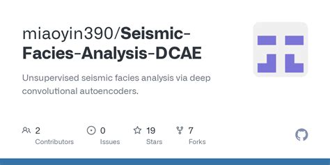 GitHub - miaoyin390/Seismic-Facies-Analysis-DCAE: Unsupervised seismic facies analysis via deep ...