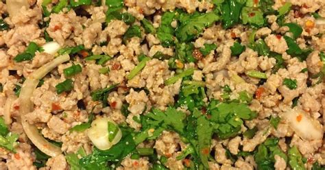 Larb with Sticky Rice Recipe by Katie - Cookpad