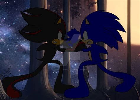 Boom Sonic vs Boom Shadow night forest Fight by JohnnytheWolf07 on DeviantArt