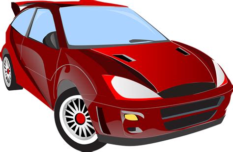 Download Car, Red, Shiny. Royalty-Free Vector Graphic - Pixabay