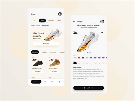 Nike Shoes App Design by Mohamed Ali on Dribbble